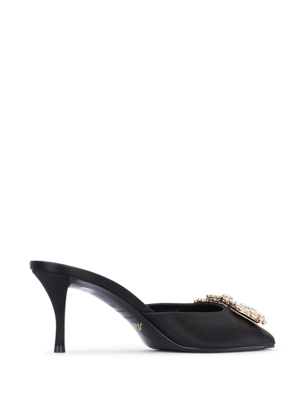 65mm leather mules - 3