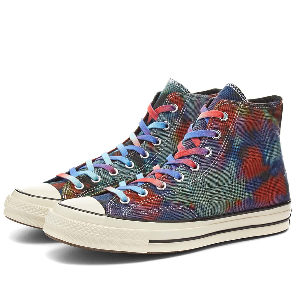 Converse Chuck Taylor 1970s Hi - Tie Dye Plaid - 1