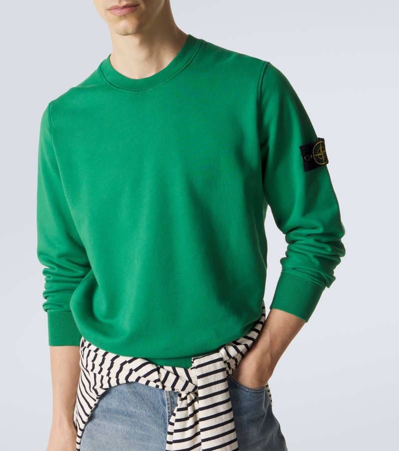 Compass cotton fleece sweatshirt 5