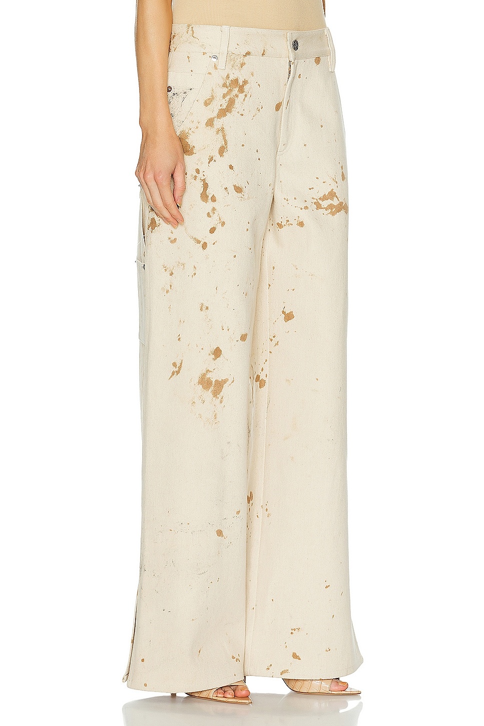 Splatter Denim Painter Wide Leg - 2