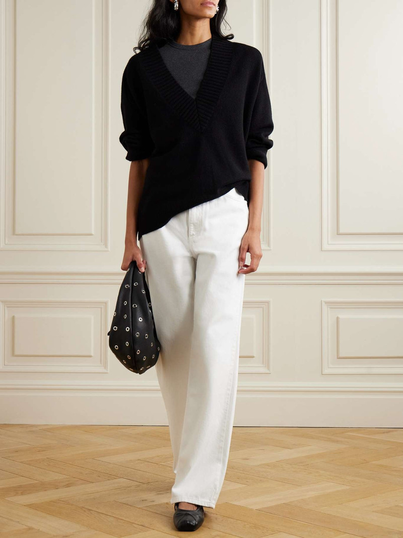 RÓHE Mid-rise straight-leg jeans White outlook