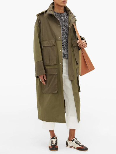 Loewe Cotton-canvas hooded parka outlook