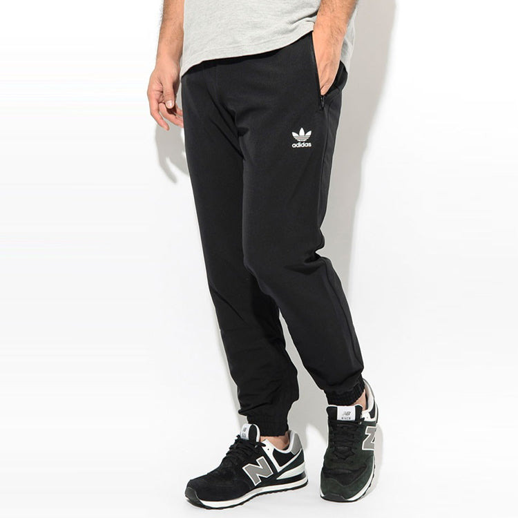 adidas originals Zipper Pocket Athleisure Casual Sports Pants Black FL0020 - 3