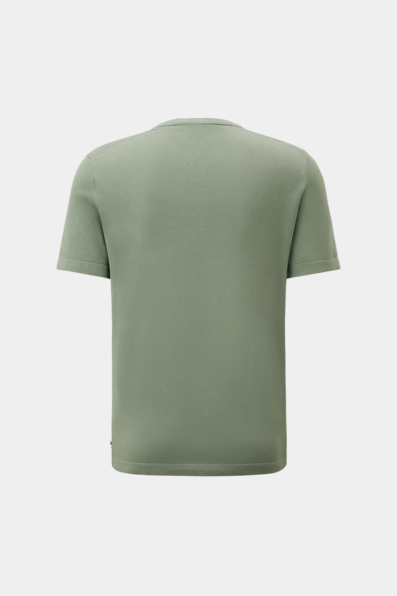 BOGNER Knitted shirt Lloyd in Eucalyptus outlook