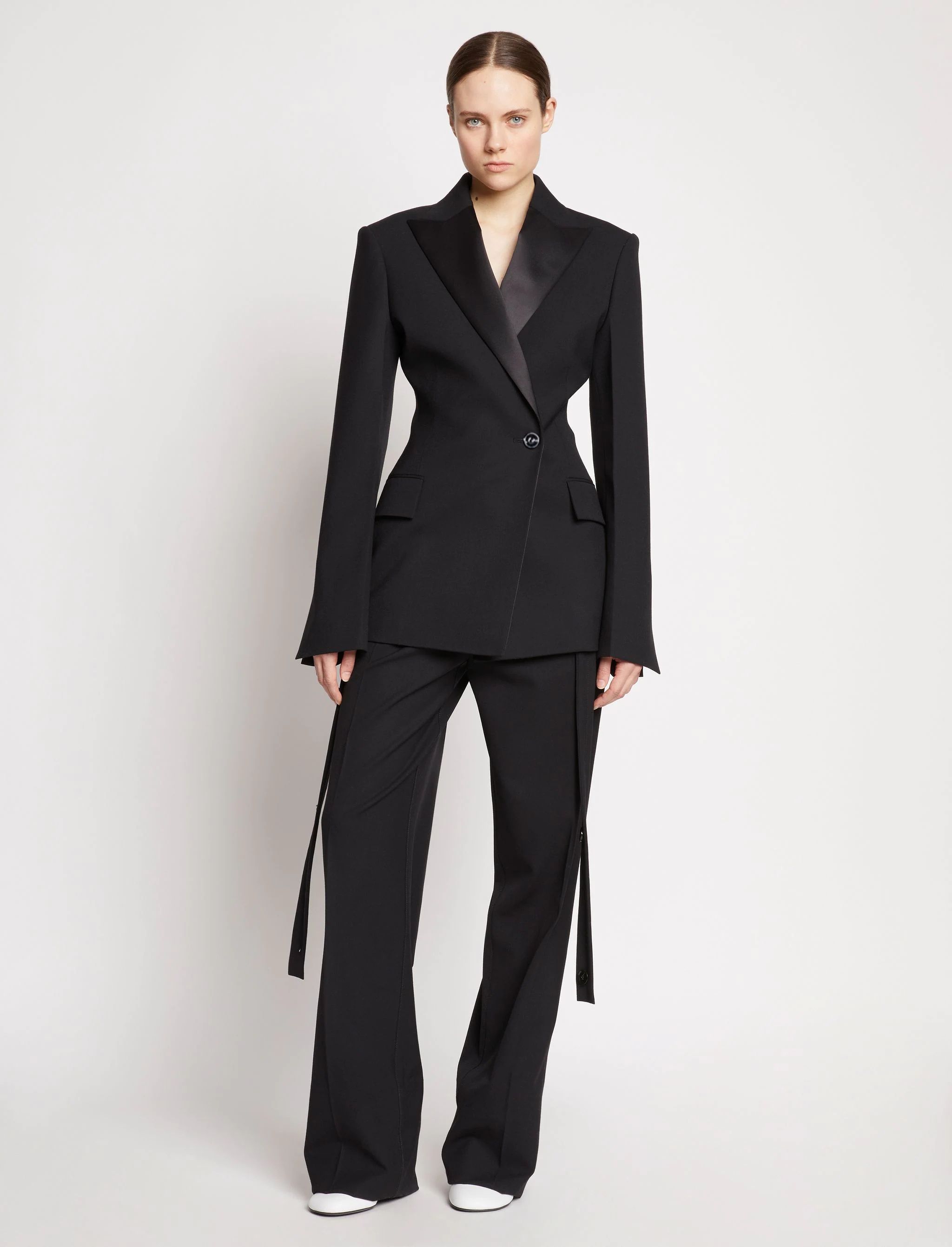 Lightweight Wool Tuxedo Jacket - 3
