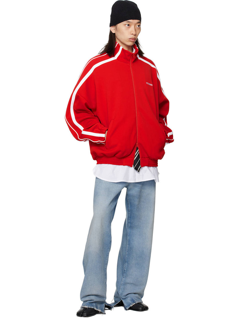 VETEMENTS Red Gym Track Jacket outlook