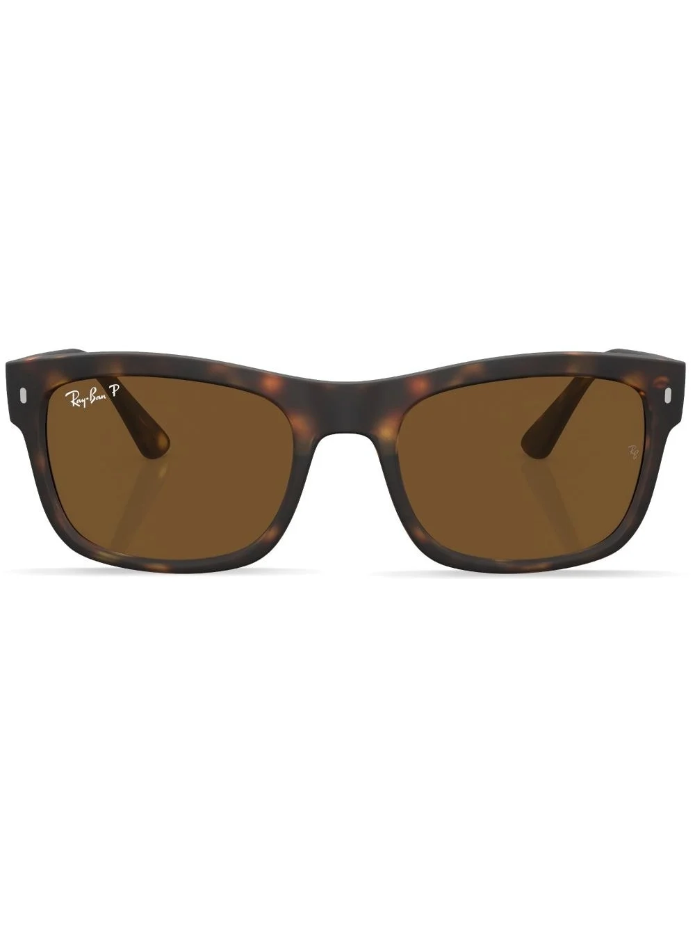 square-frame tortoiseshell sunglasses - 1