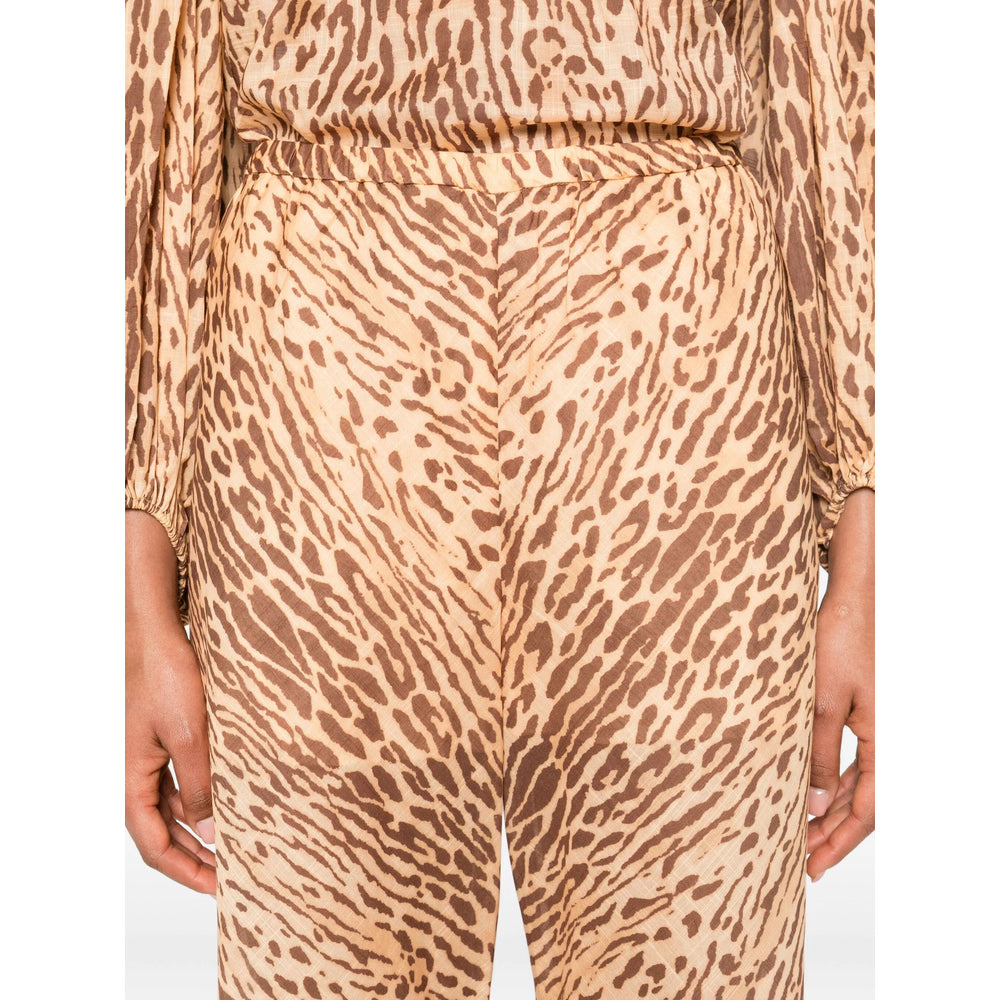 Zimmermann Neutrals Trousers - Palazzo Pants Women - 5