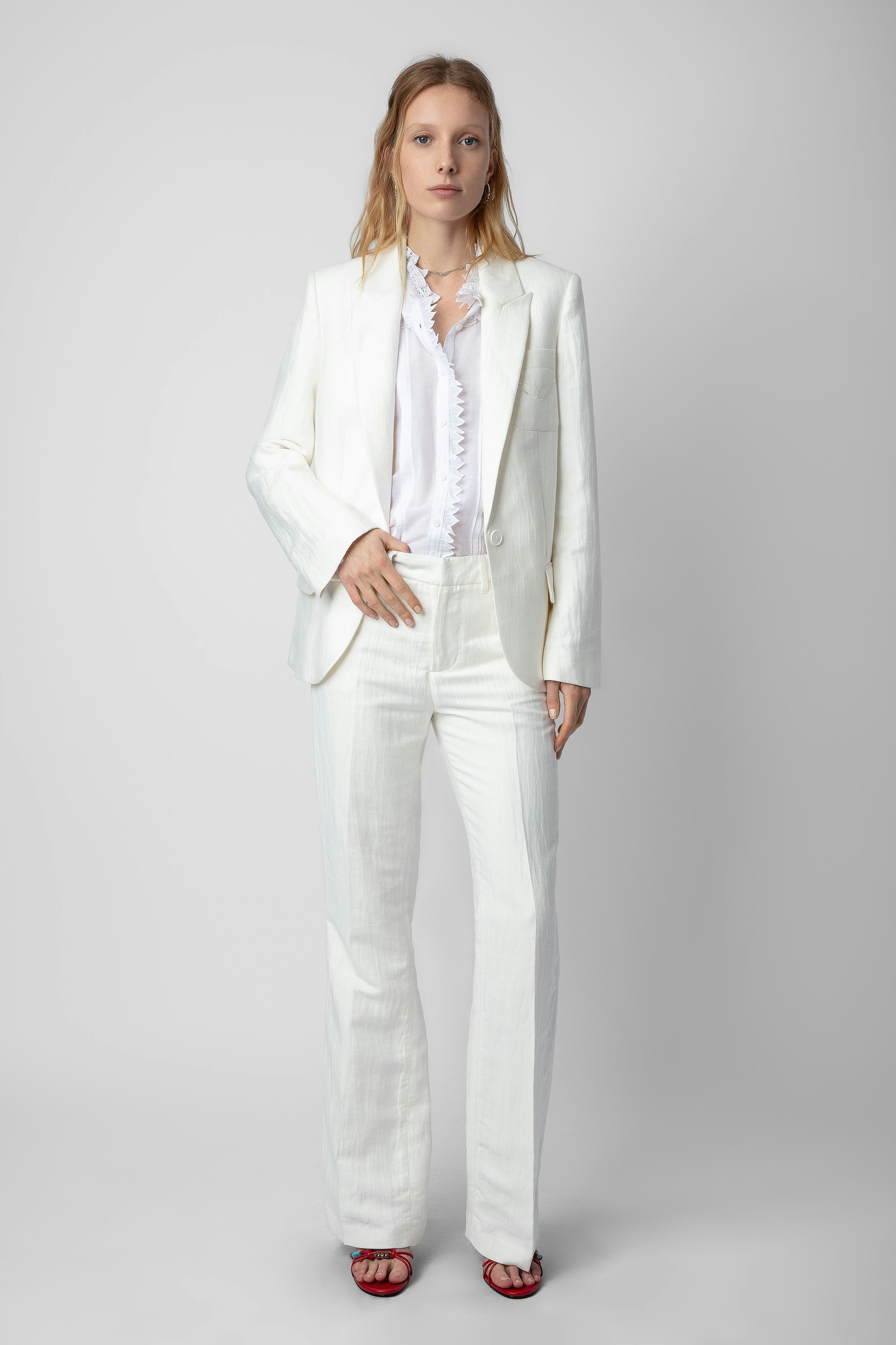 Vow Linen Blazer - 3