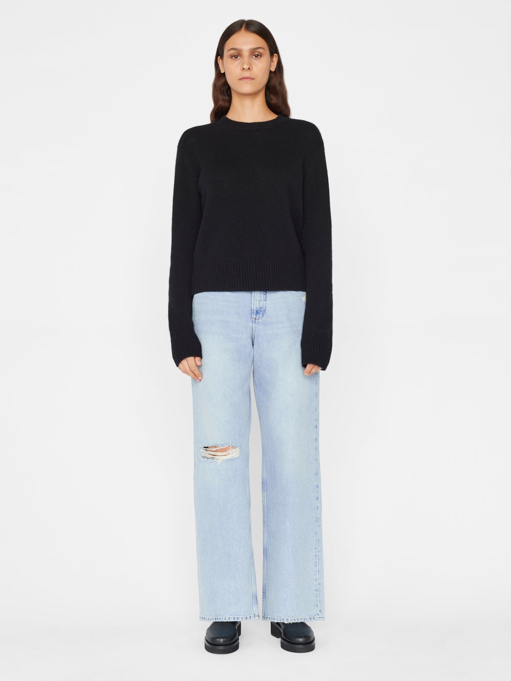 Cashmere Clean Crew in Noir - 9