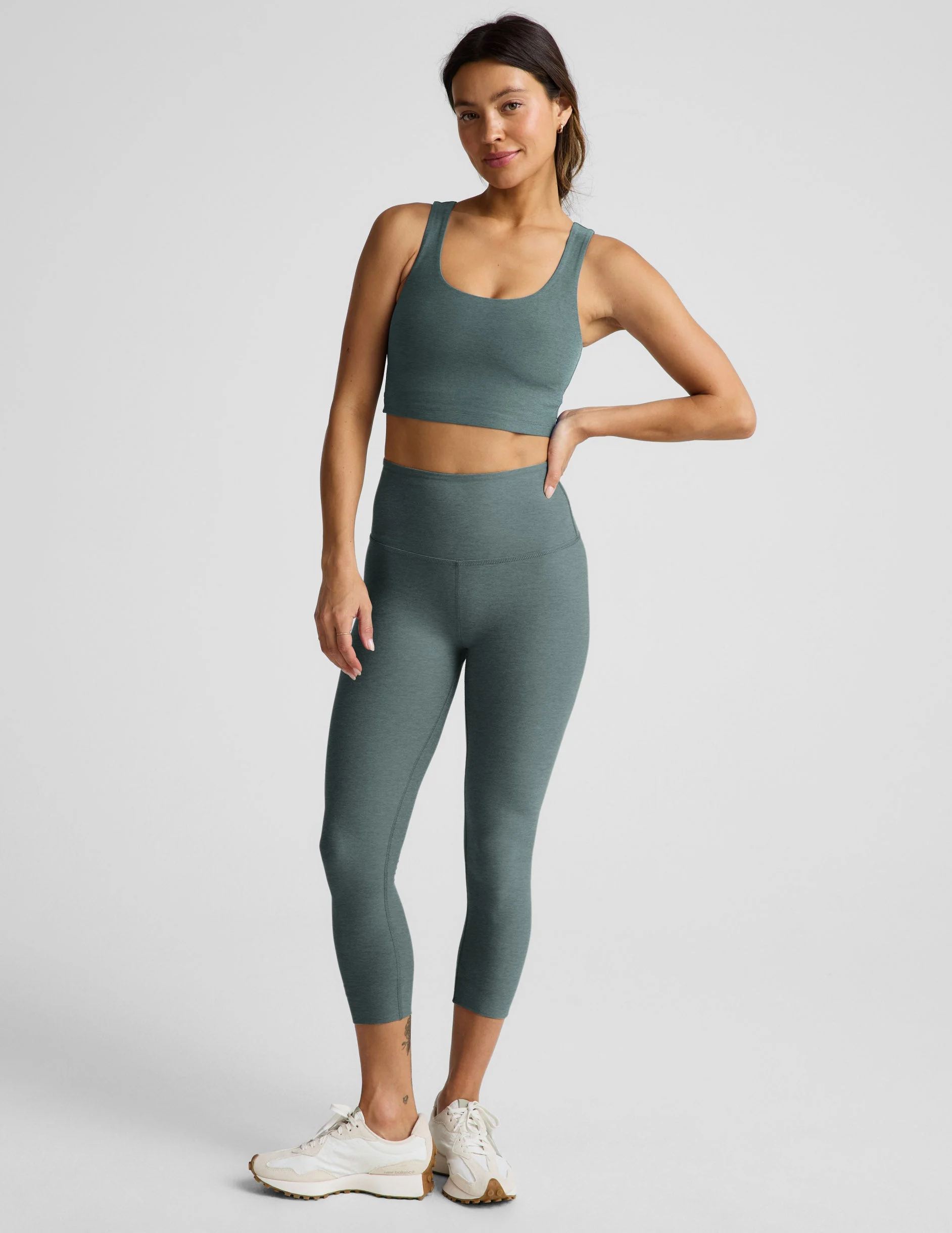 Spacedye™ Walk And Talk High Waisted 21.5" Capri Legging - 1