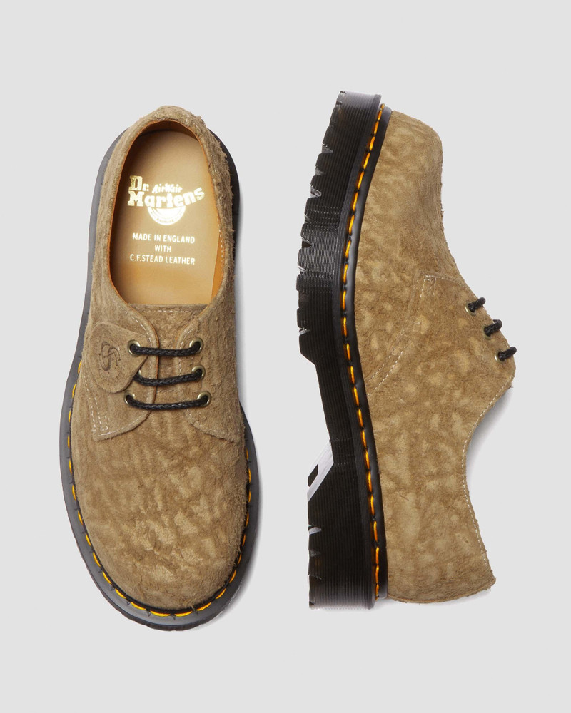 Dr. Martens 1461 Bex Made in England Emboss Suede Oxford Shoes outlook