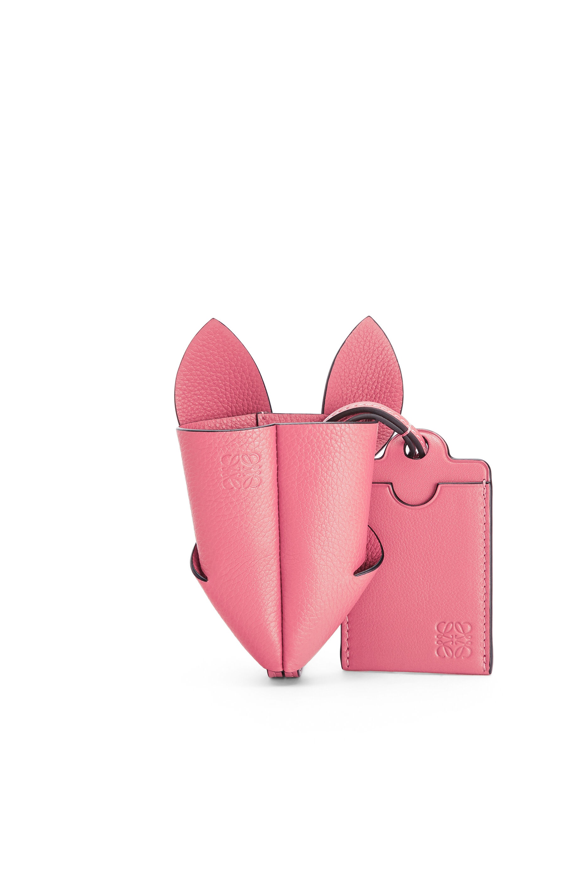 Bunny key cardholder in grained calfskin - 3