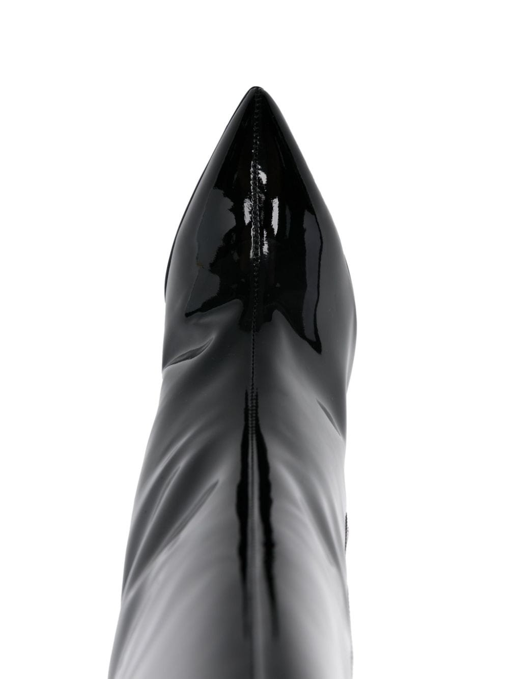 85mm patent-leather boots - 4