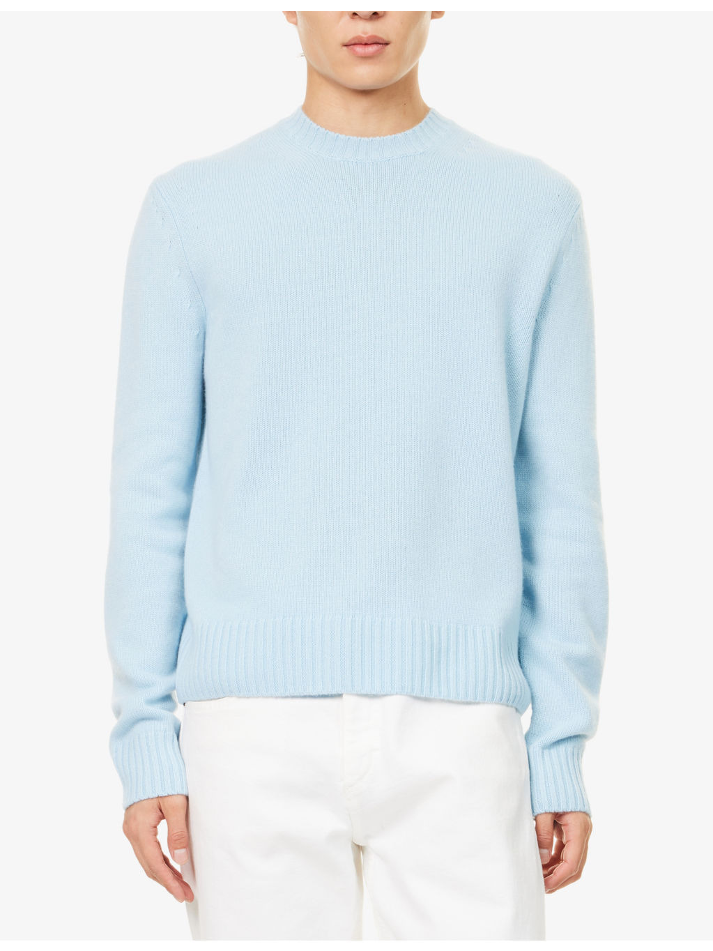 Regular-Fit Ribbed Cashmere-Knit Jumper - 3