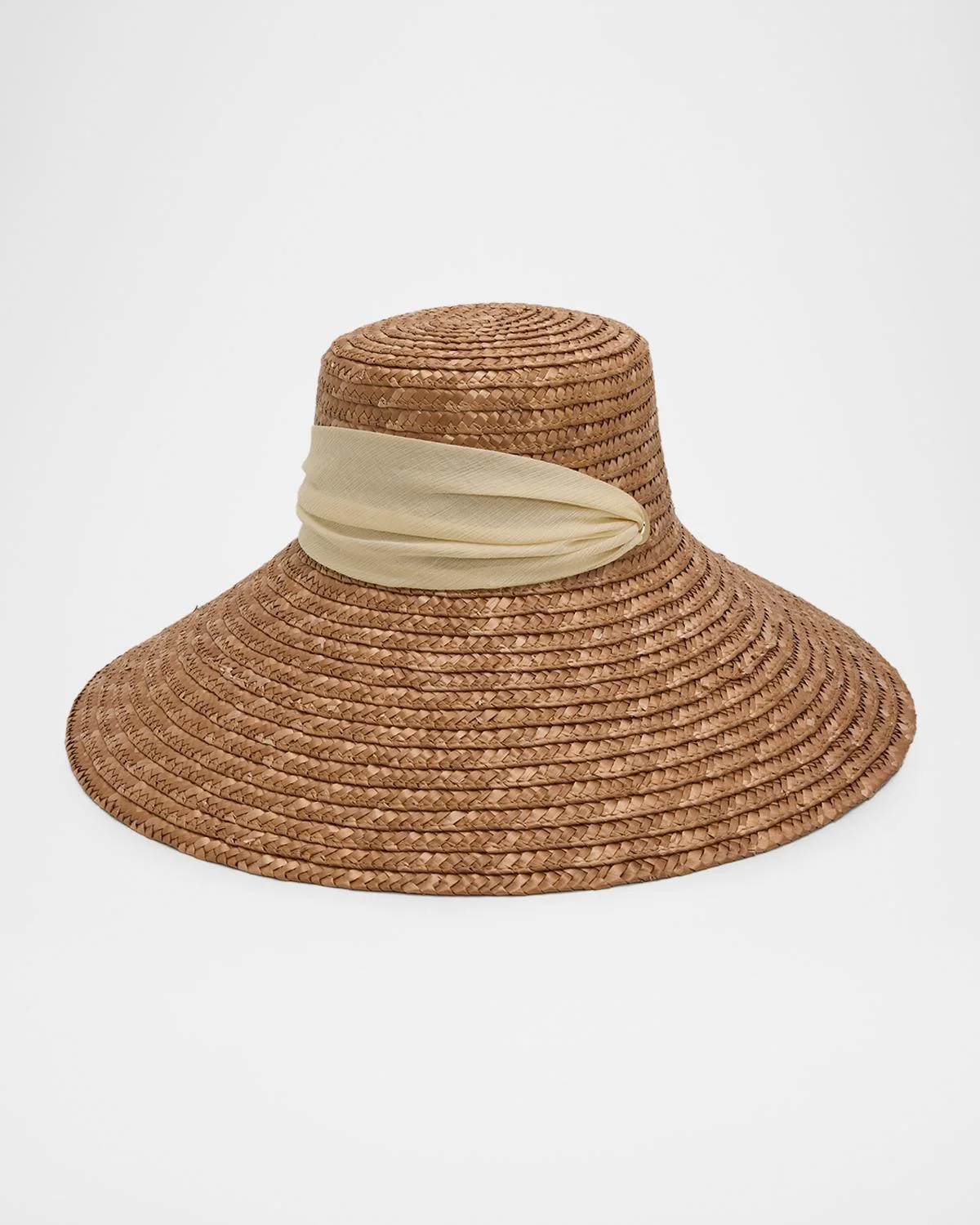 Mirabel Wide-Brim Straw Sun Hat - 1
