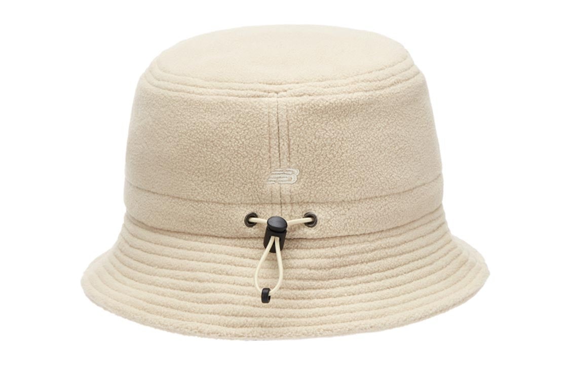 New Balance Wordmark Logo Fleece Bucket Hat 'Beige' LAH14002-BEI - 3