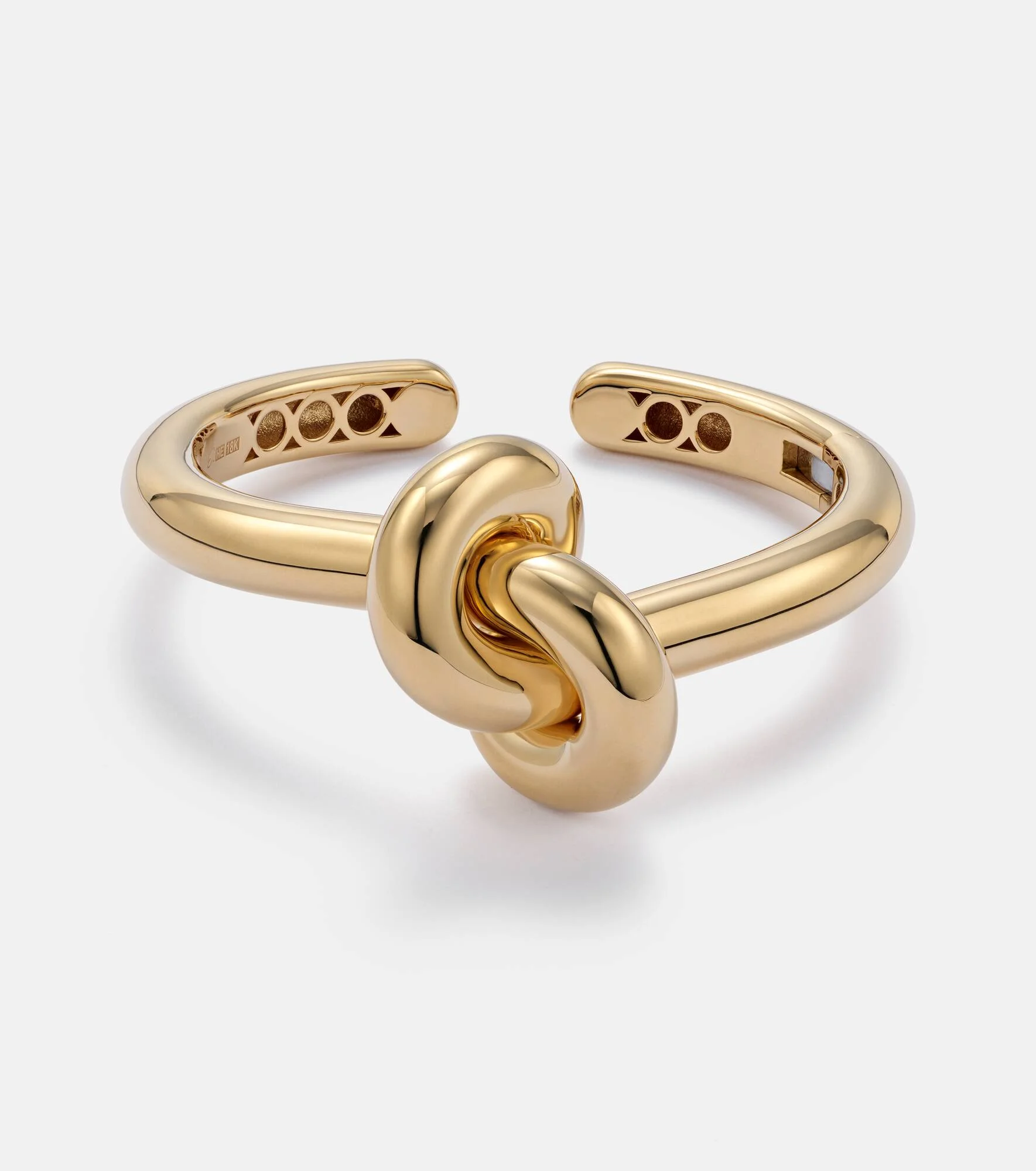 Legacy Knot 18kt gold cuff bracelet - 1