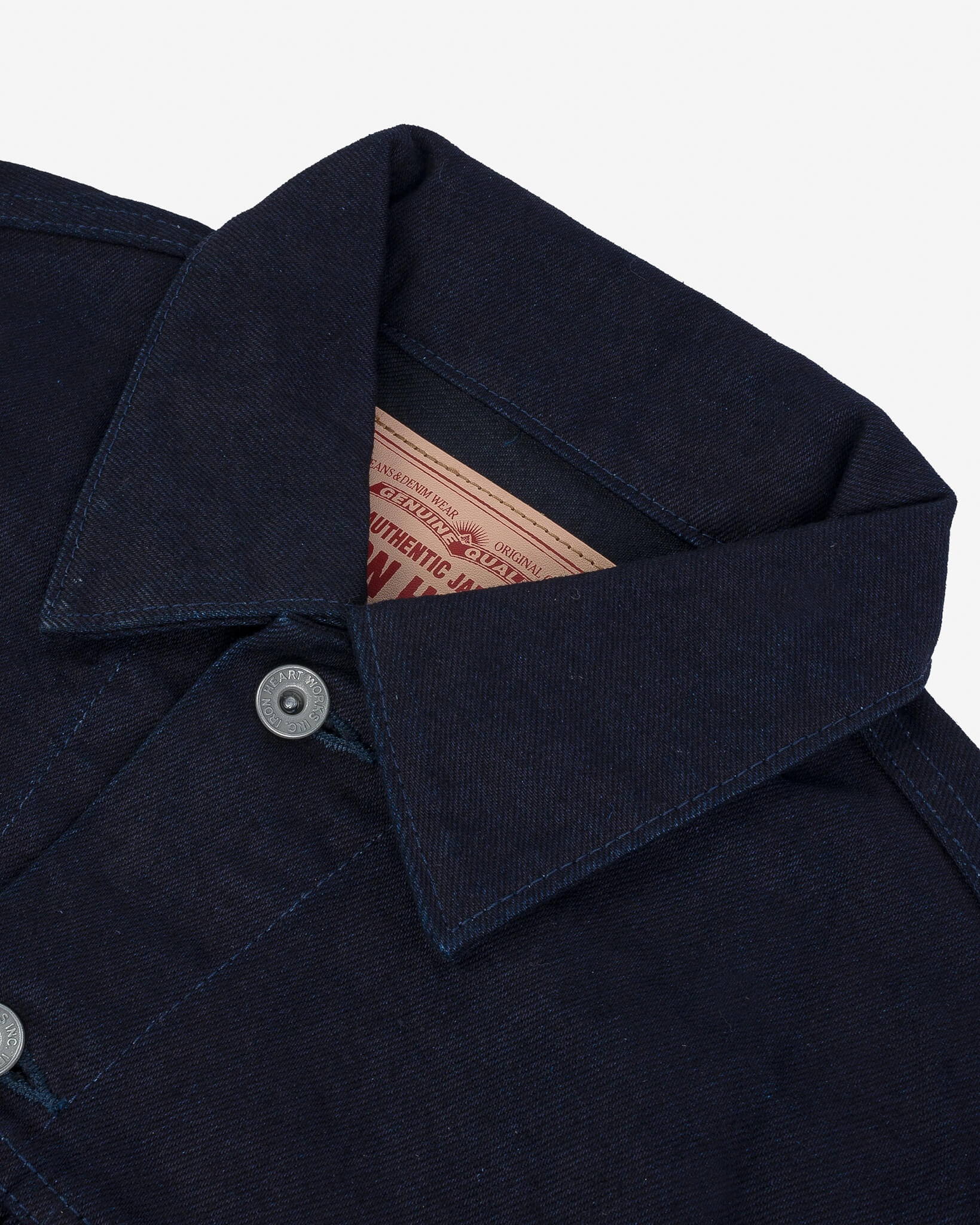 IH-526J-142ib 14oz Selvedge Denim Modified Type III Jacket -  Indigo/Black - 7
