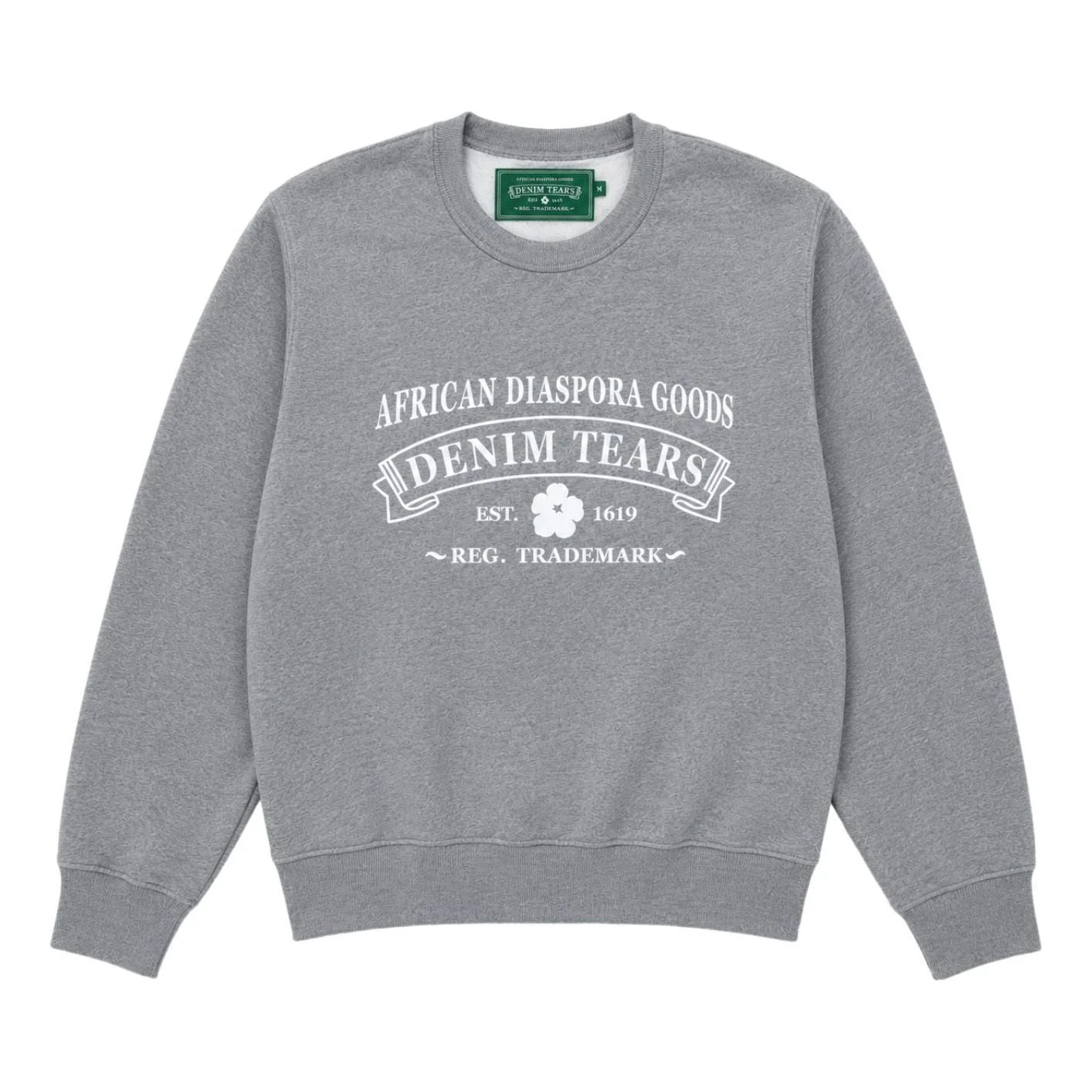 Denim Tears ADG Crewneck 'Grey White' SS26TCN19733673 - 1