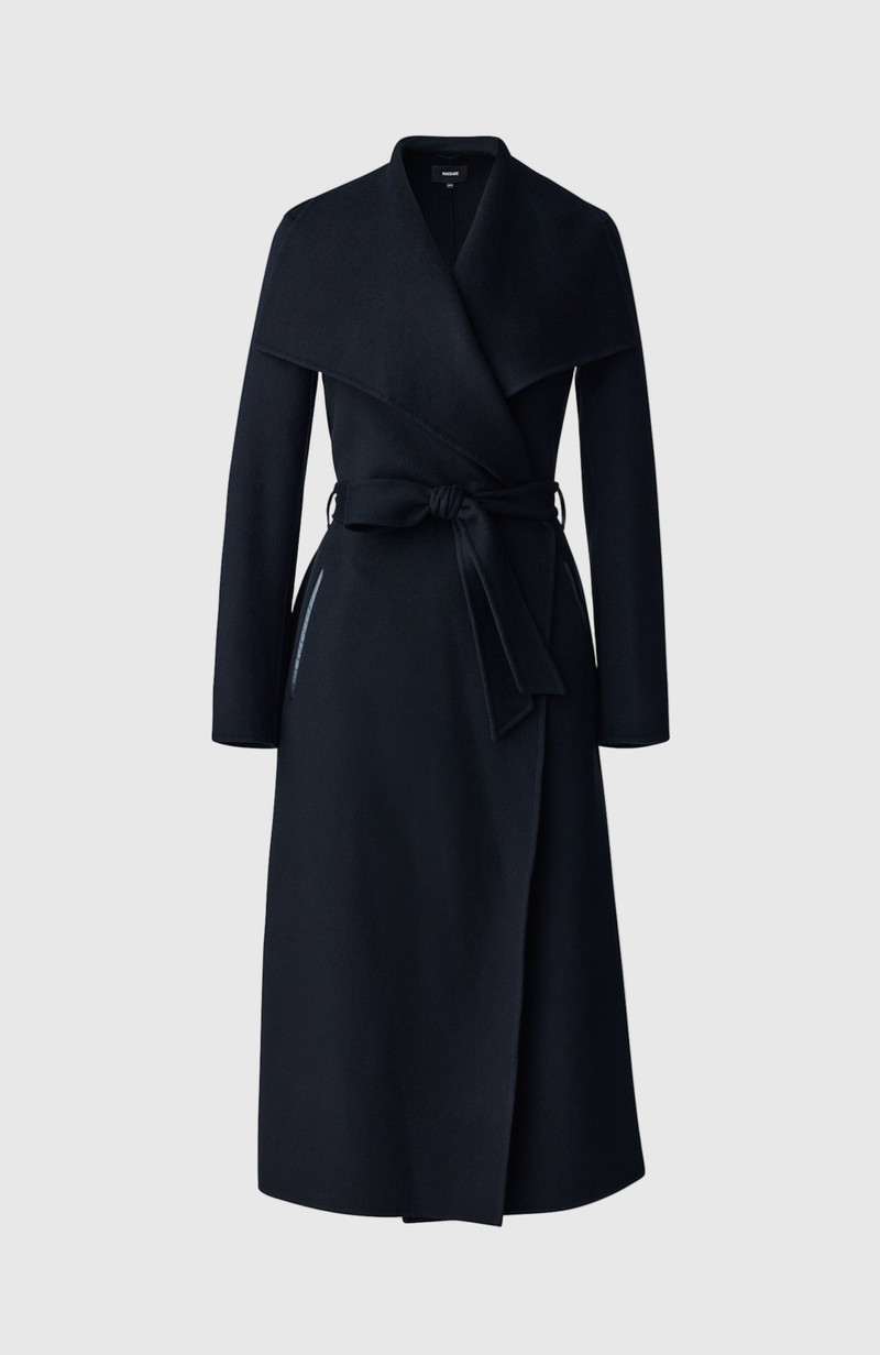 MAI-CN Double-face wool wrap coat 1