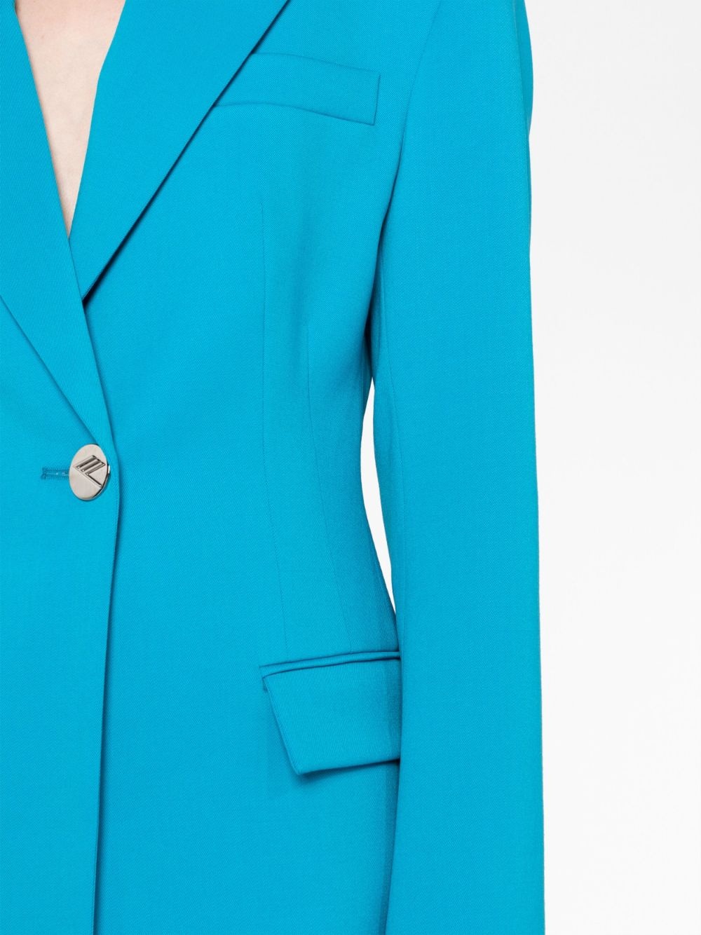 single-breasted virgin-wool blazer - 3