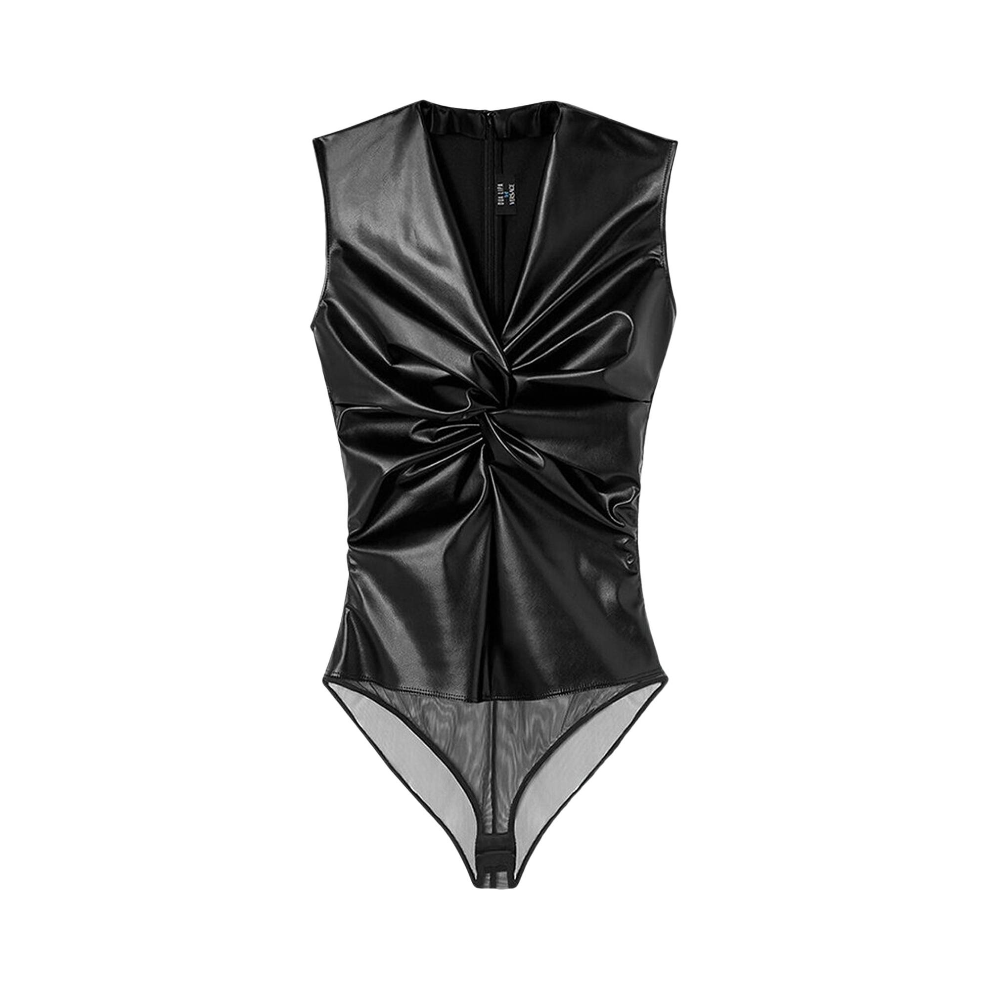 Versace Knotted Bodysuit 'Black' - 1