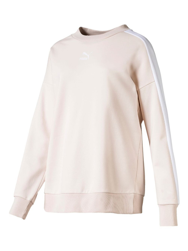 T7 crew-neck striped sweatshirt 1