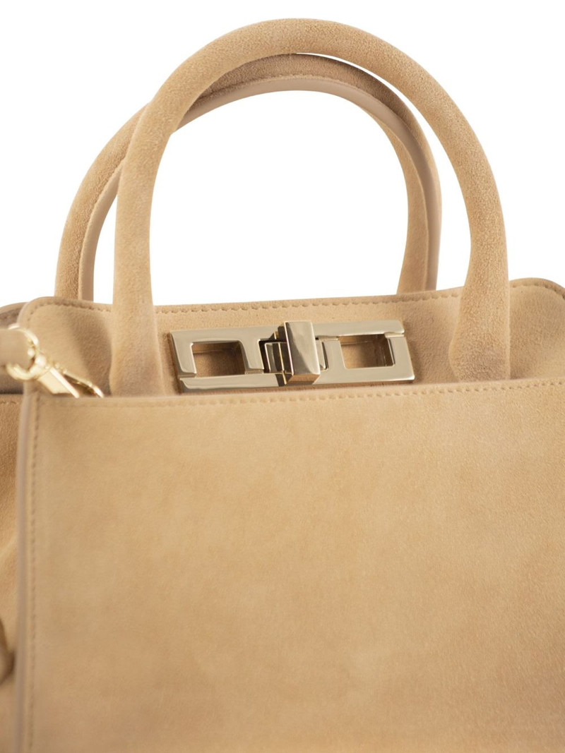 small suede tote bag 4