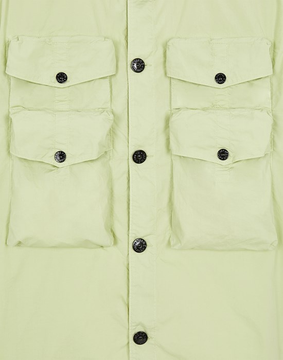 11003 STRETCH COTTON TELA 'PARACADUTE'_ GARMENT DYED LIGHT GREEN - 4