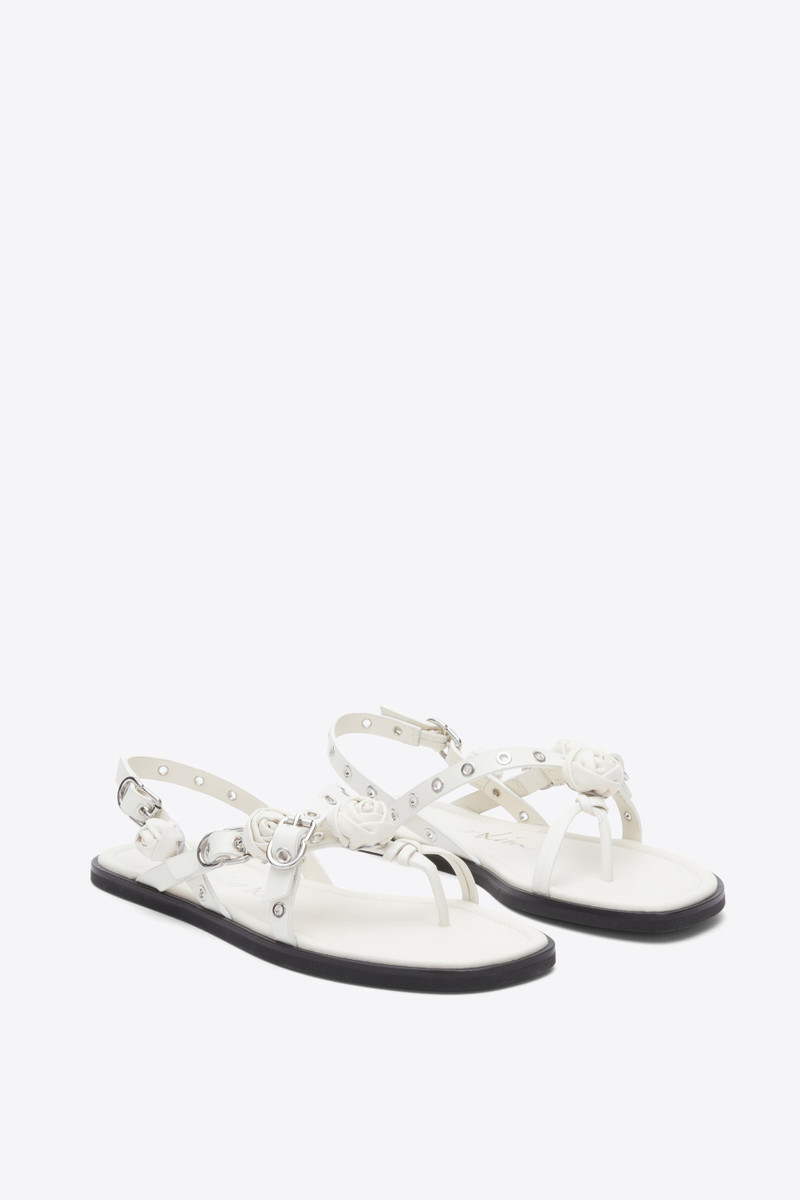 3.1 Phillip Lim Strappy Eyelet Sandal with Rosettes outlook