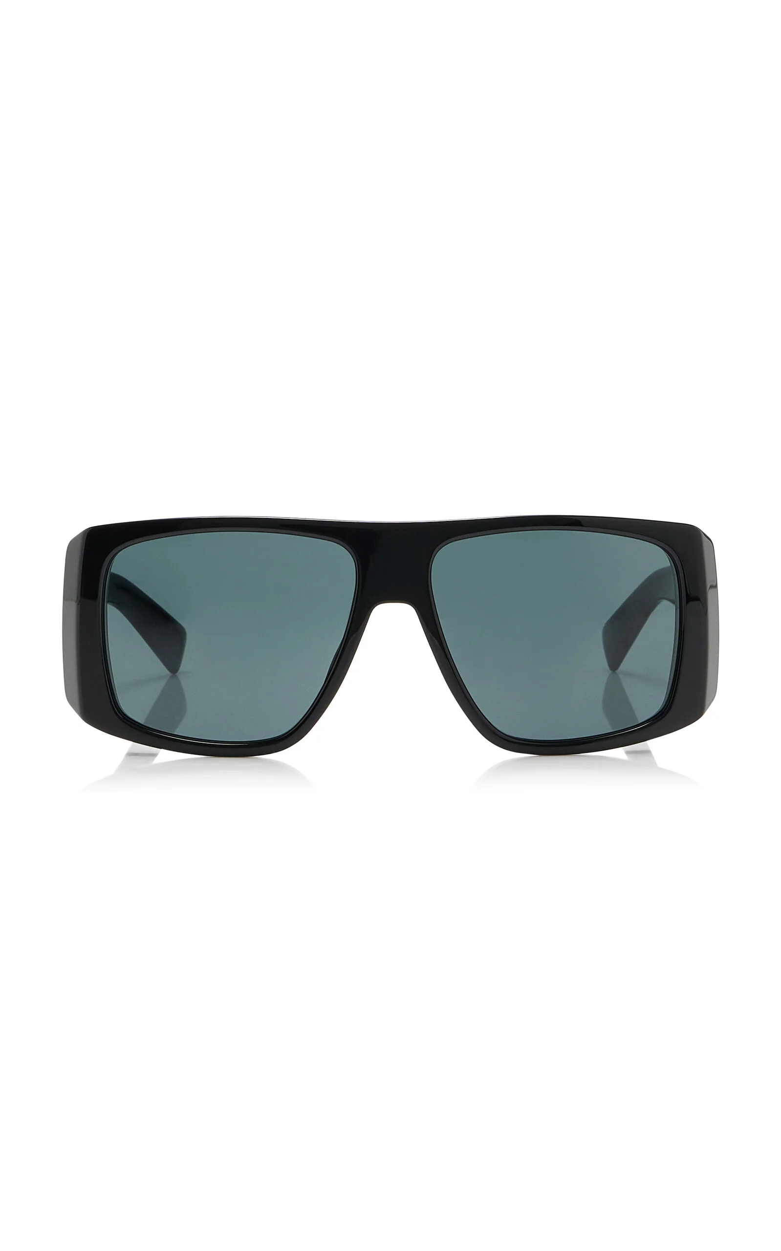 Mask-Frame Acetate Sunglasses black - 1