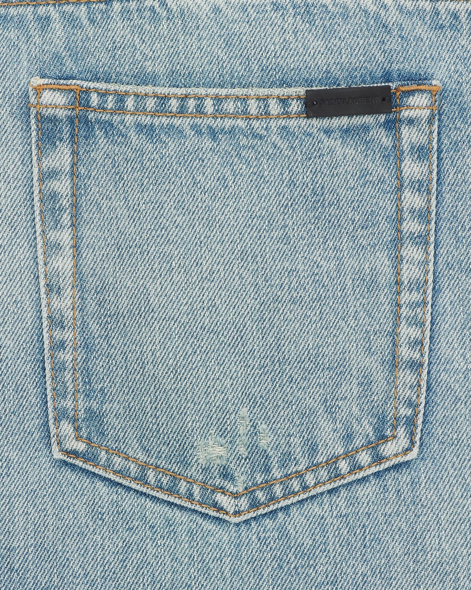 cindy jeans in dark summer blue denim - 4