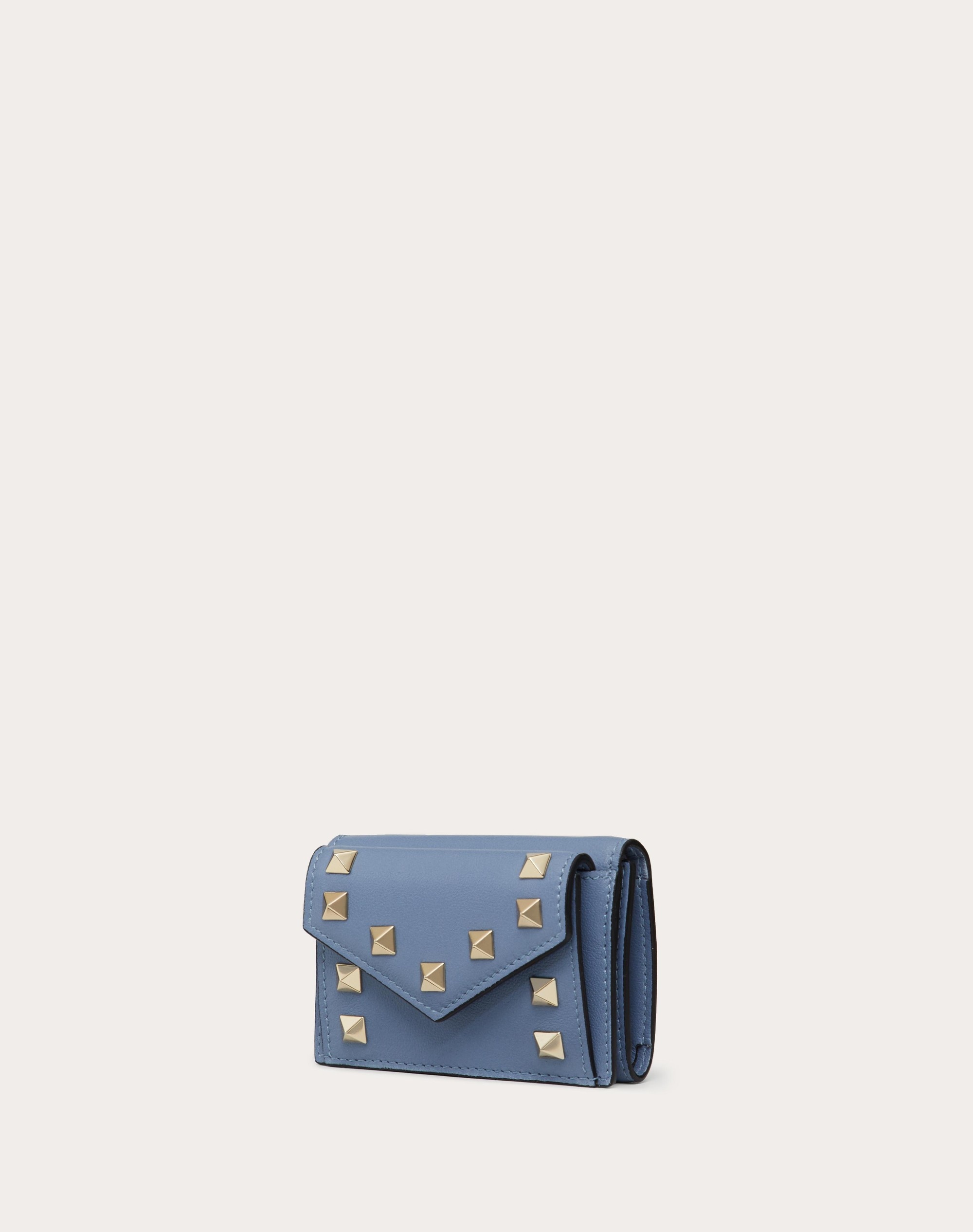 SMALL ROCKSTUD CALFSKIN WALLET - 4