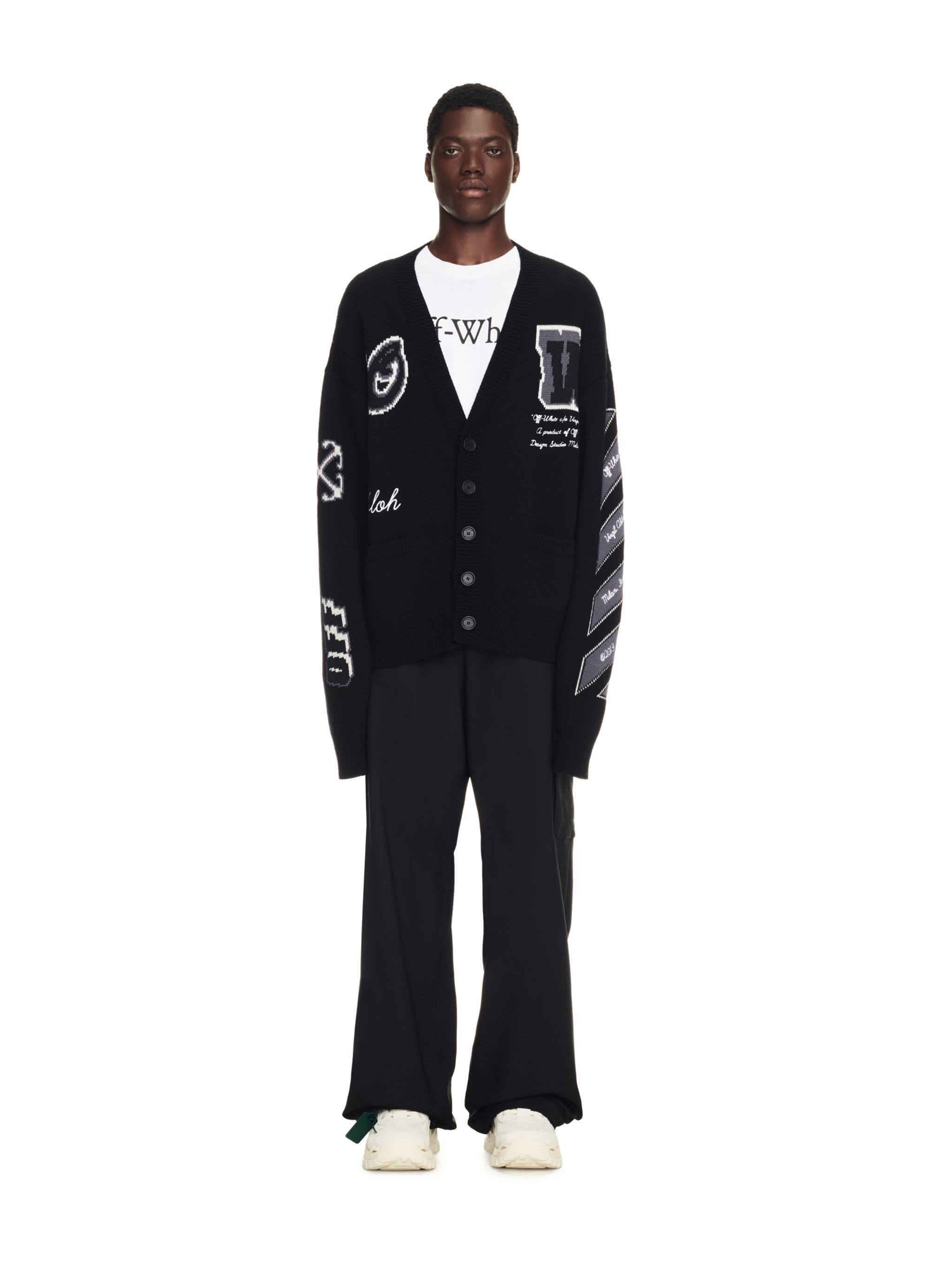 Varsity Knit Cardigan - 2