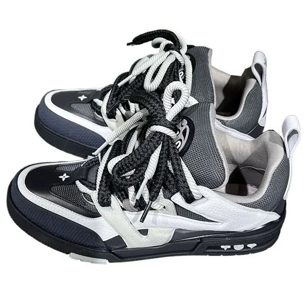 LOUIS VUITTON Skate Sneakers 'Grey Black' 1ABZ48 - 1