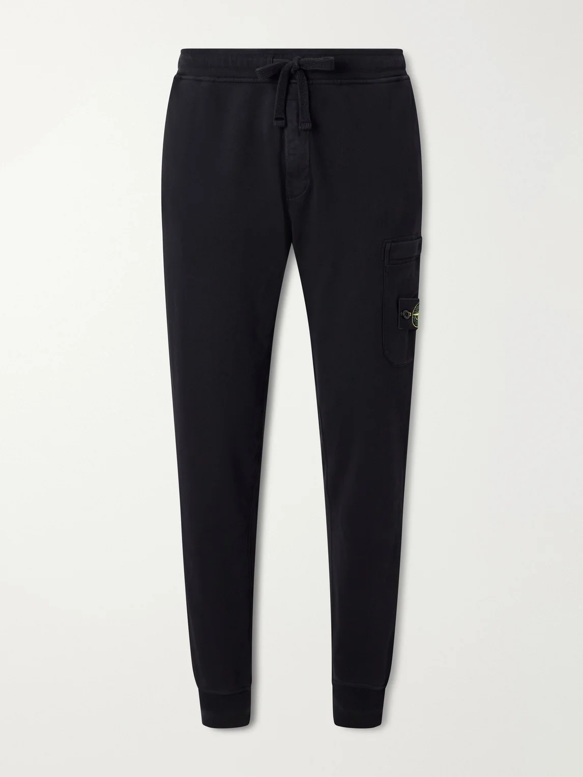 Straight-Leg Garment-Dyed Cotton-Fleece Sweatpants - 1