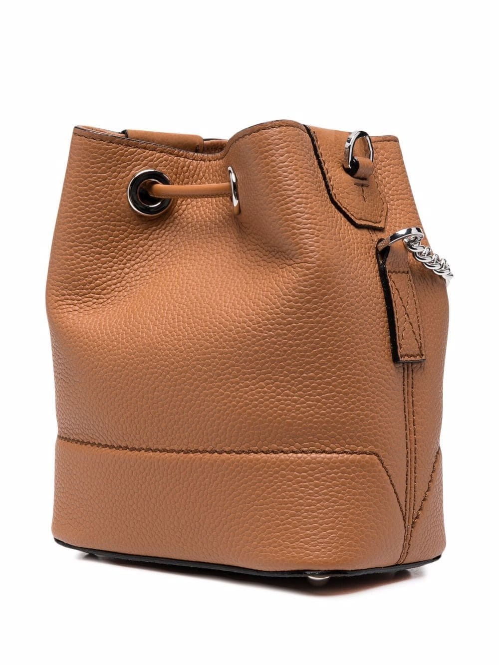 drawstring leather bag - 3