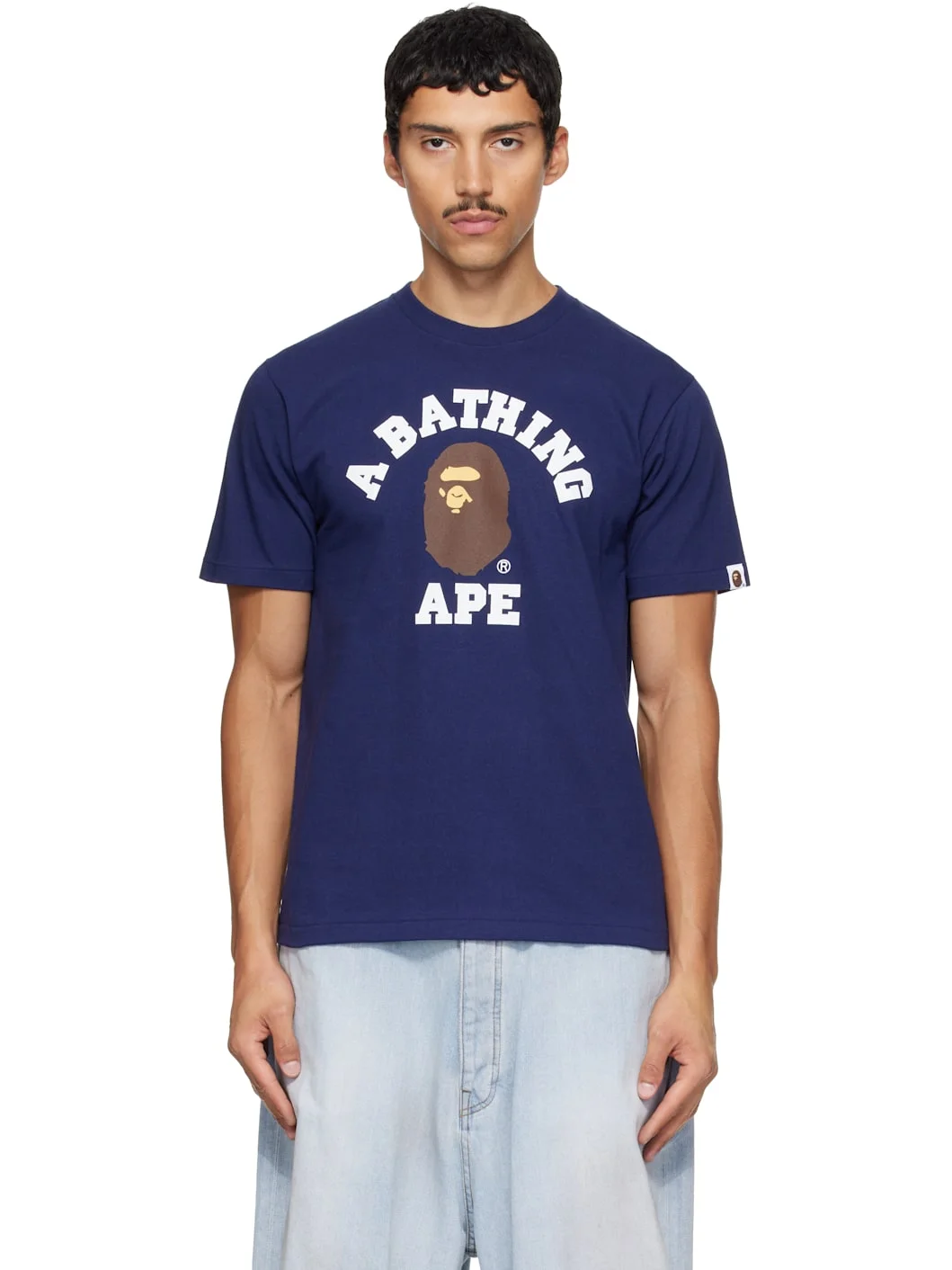 Navy College T-shirt - 1