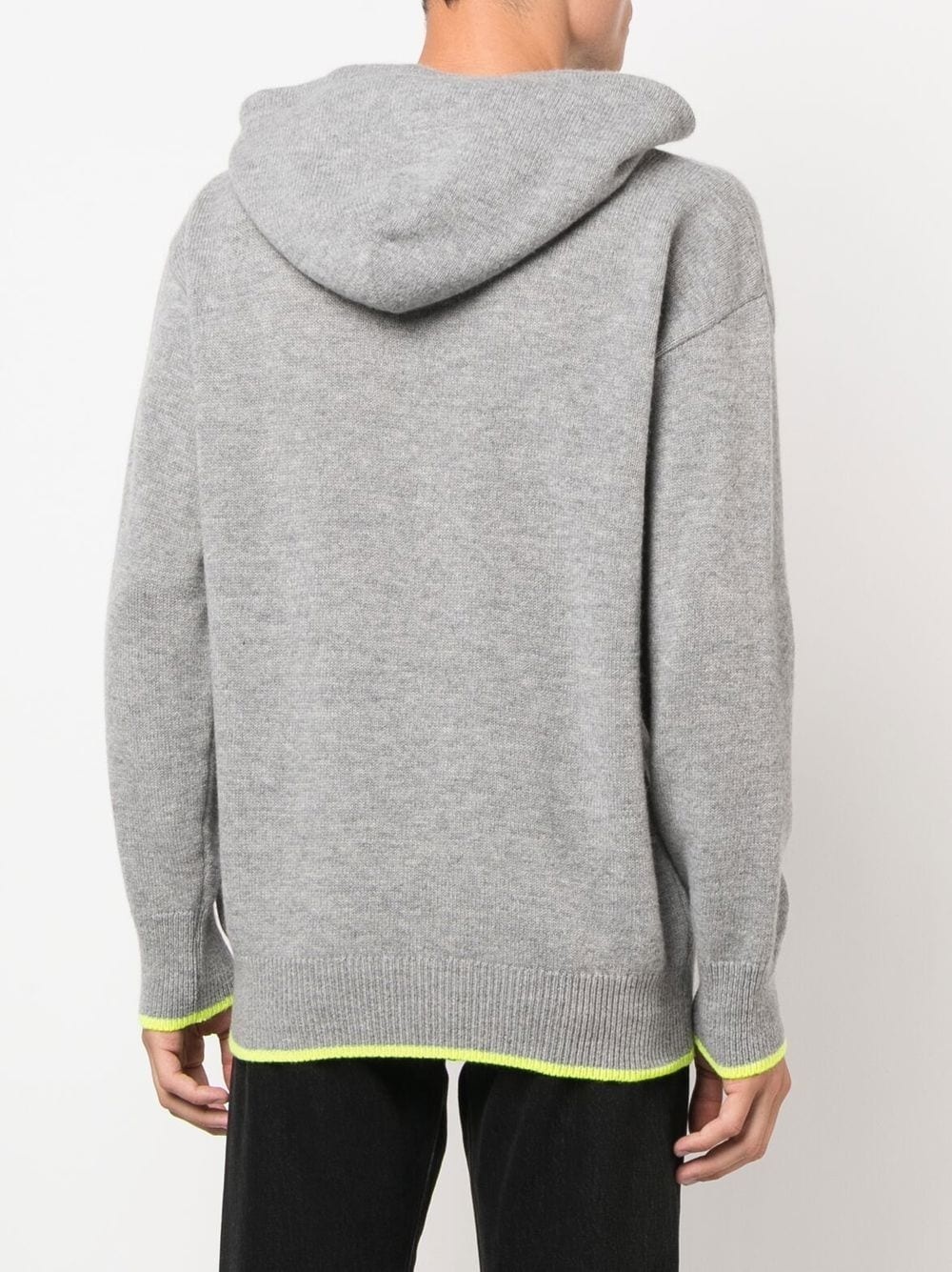 knit drawstring hoodie - 4