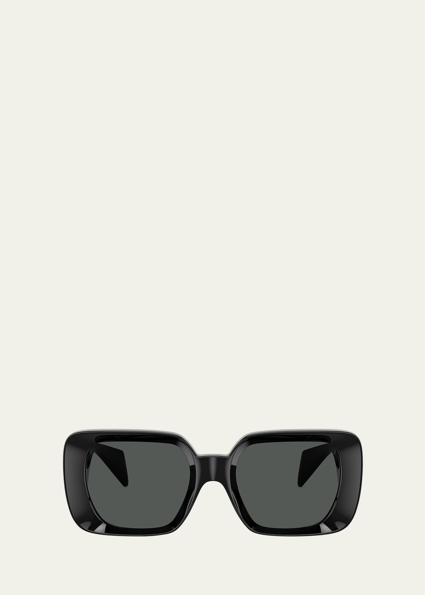 Medusa Rectangle Plastic Sunglasses - 1