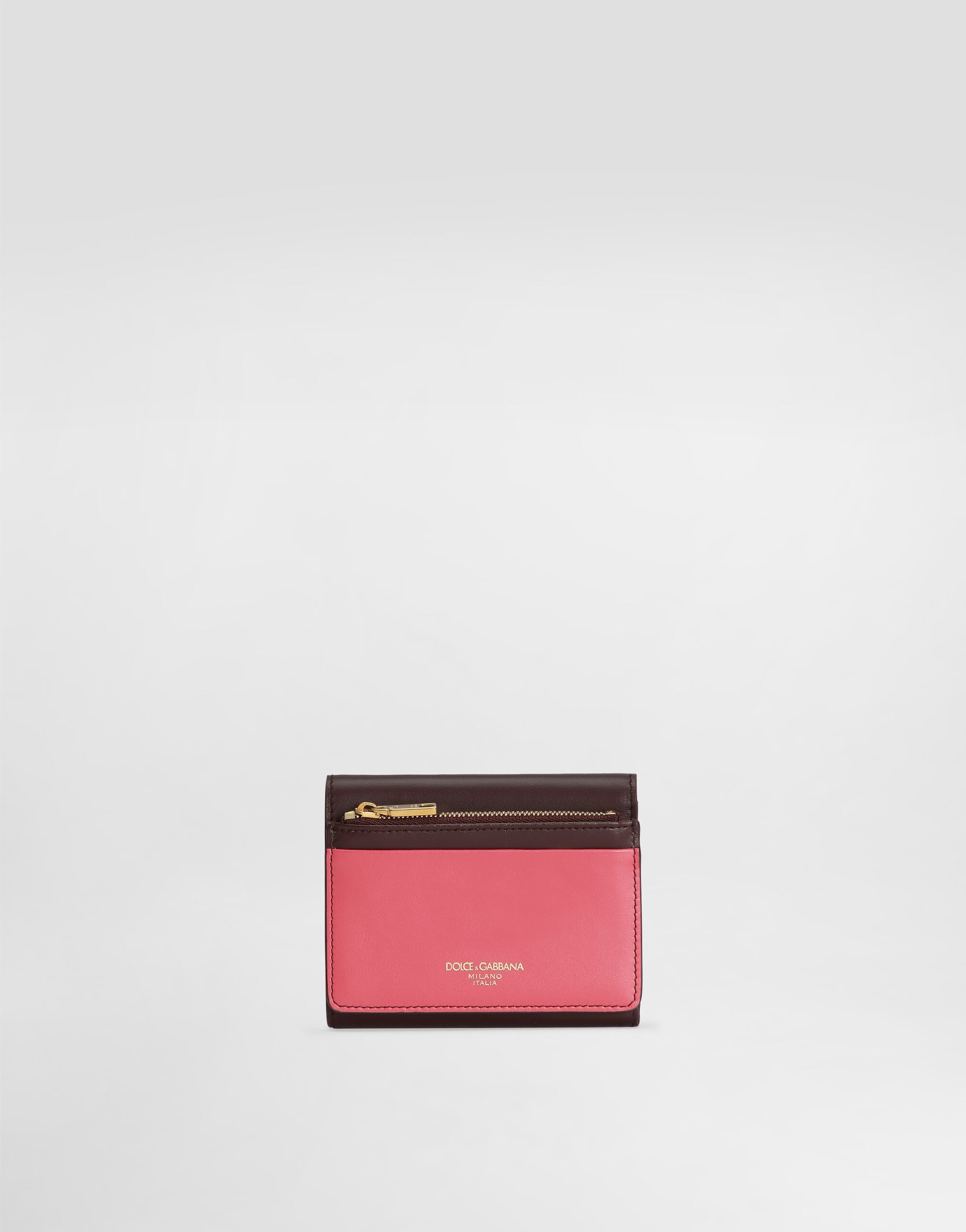 Calfskin wallet with DG logo - 3