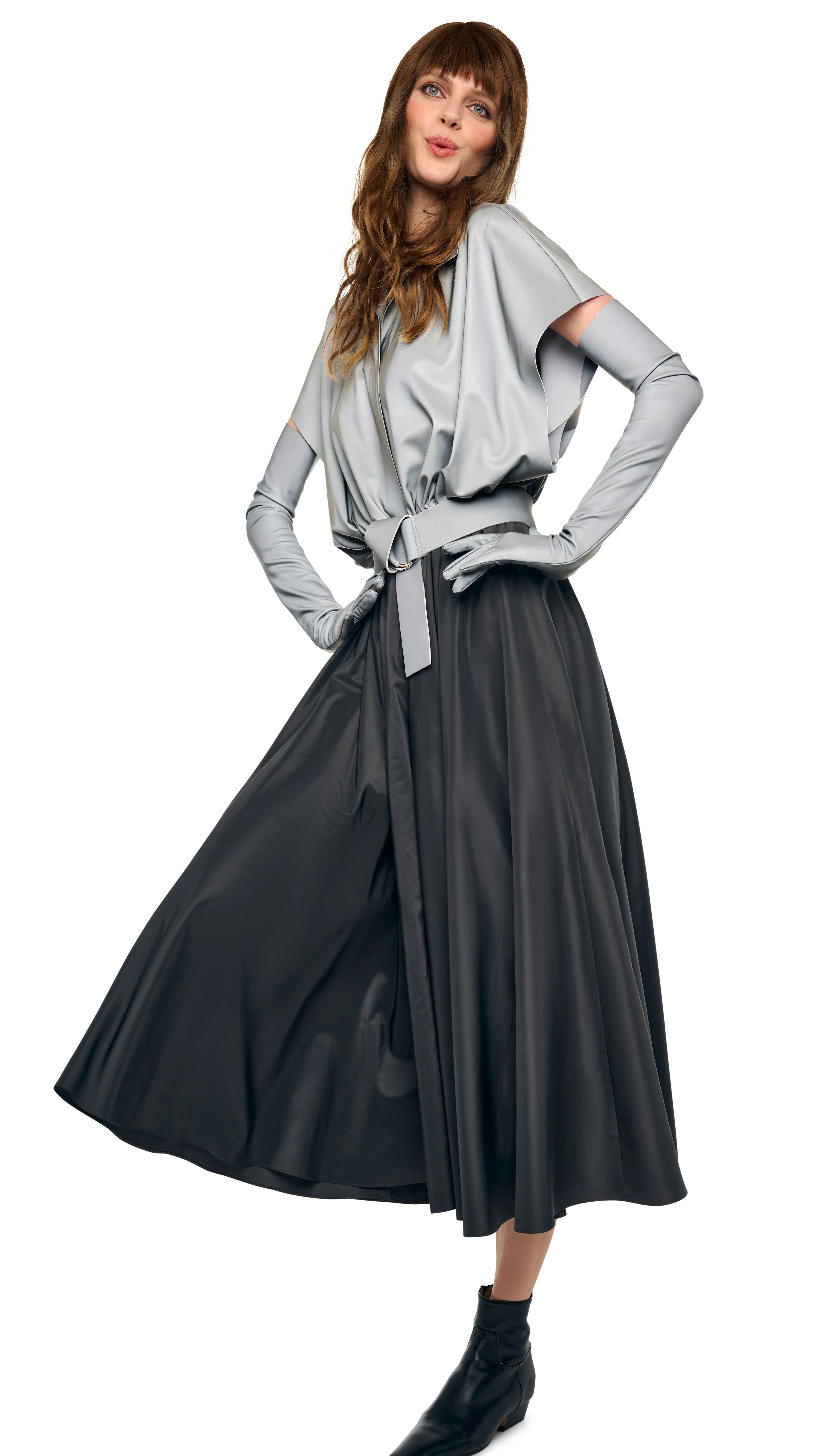 FLARED SKIRT TO MIDCALF - 1