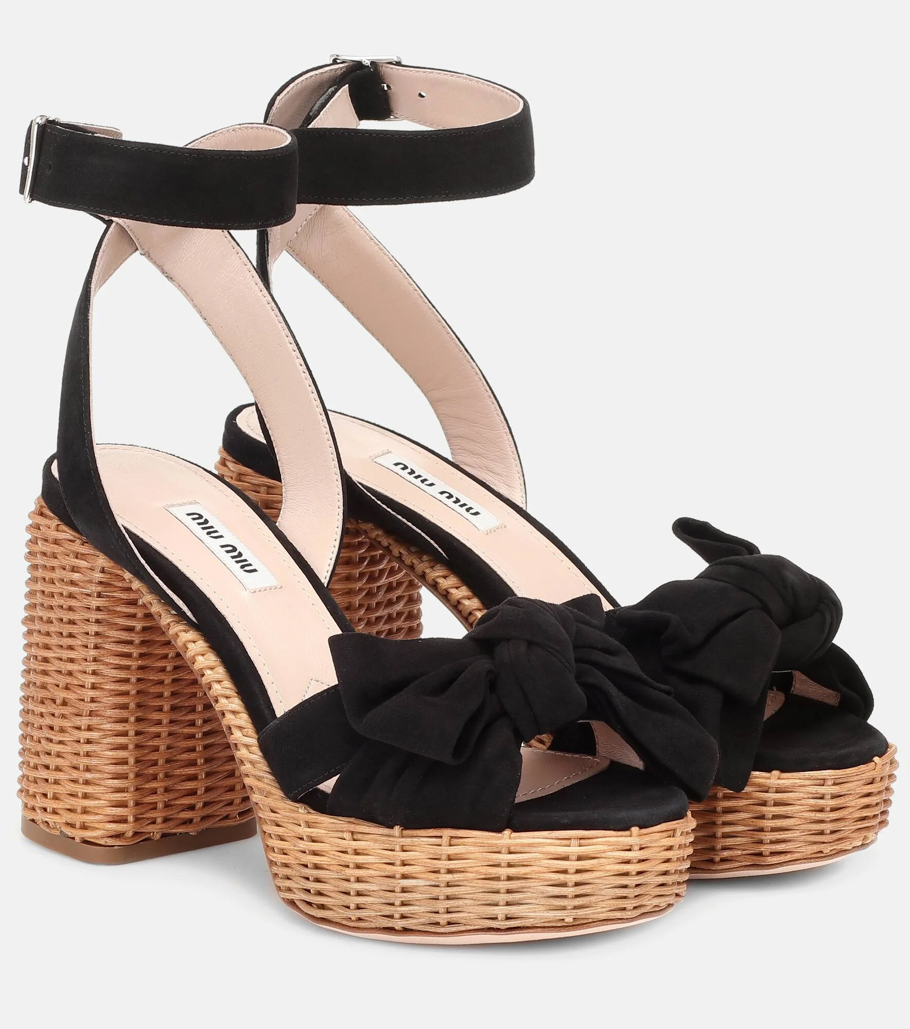 Suede platform sandals - 1