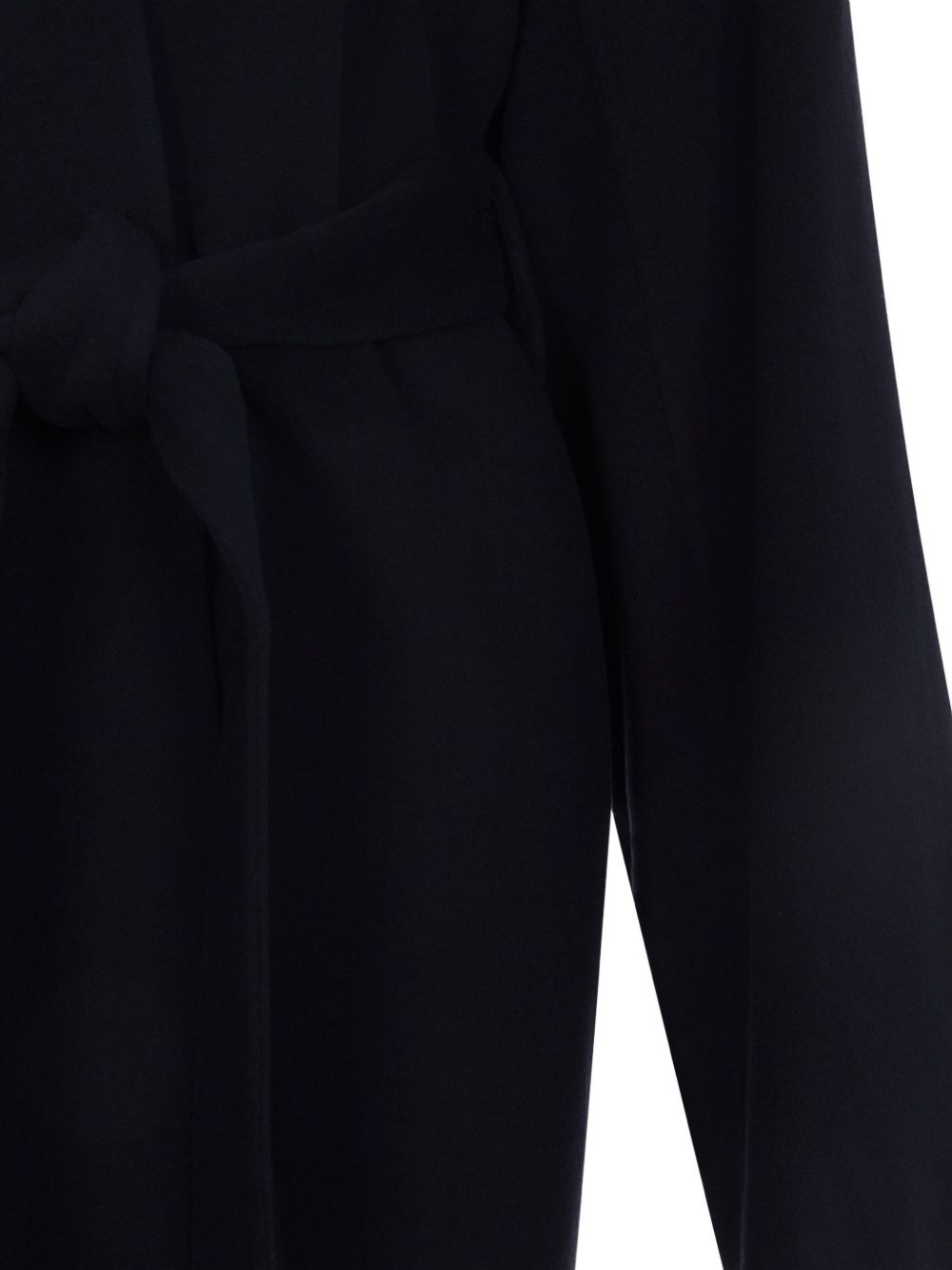 belted brooch-embellished coat - 4
