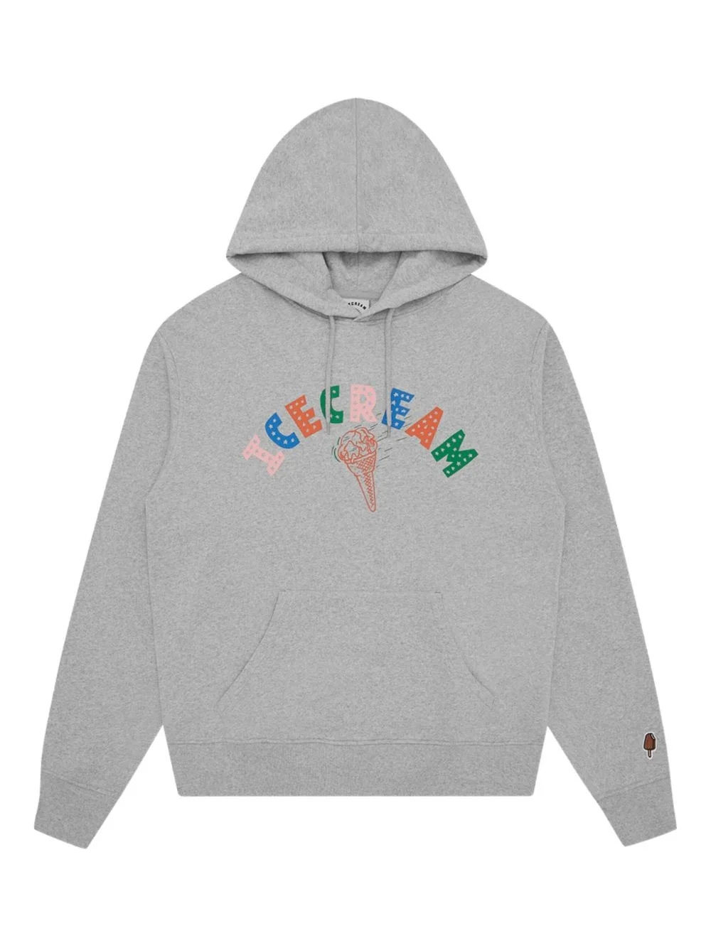 Conne-print hoodie - 1