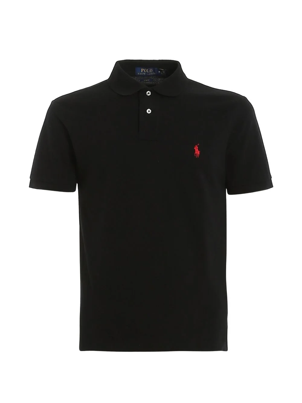logo-embroidered slim-fit polo shirt - 1