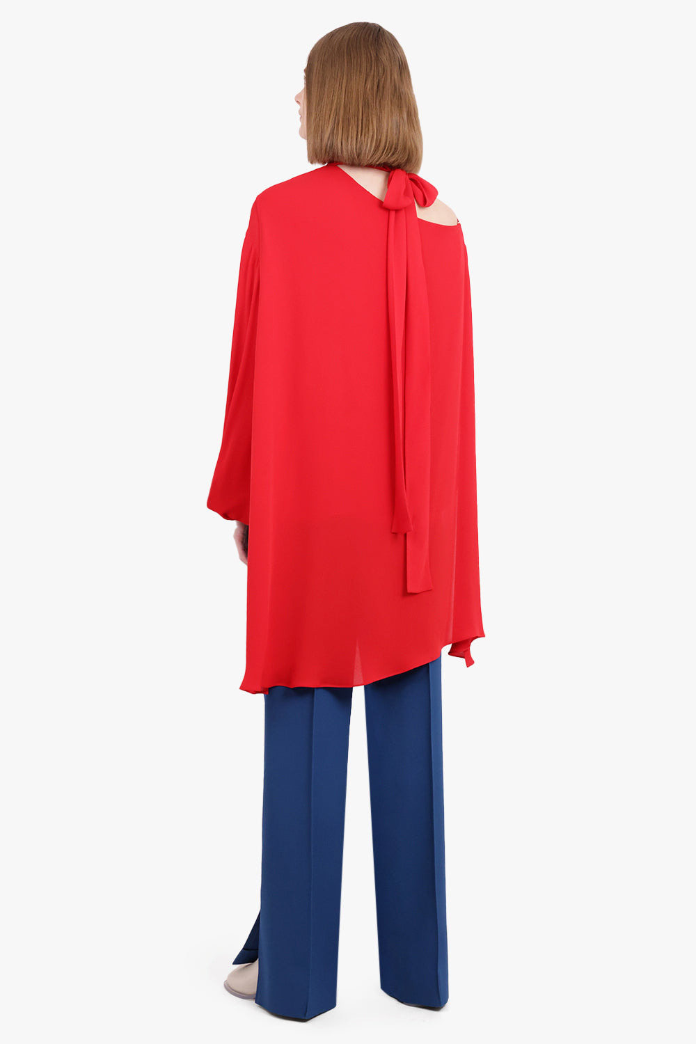 GEORGETTE TOP | ROSSO - 4