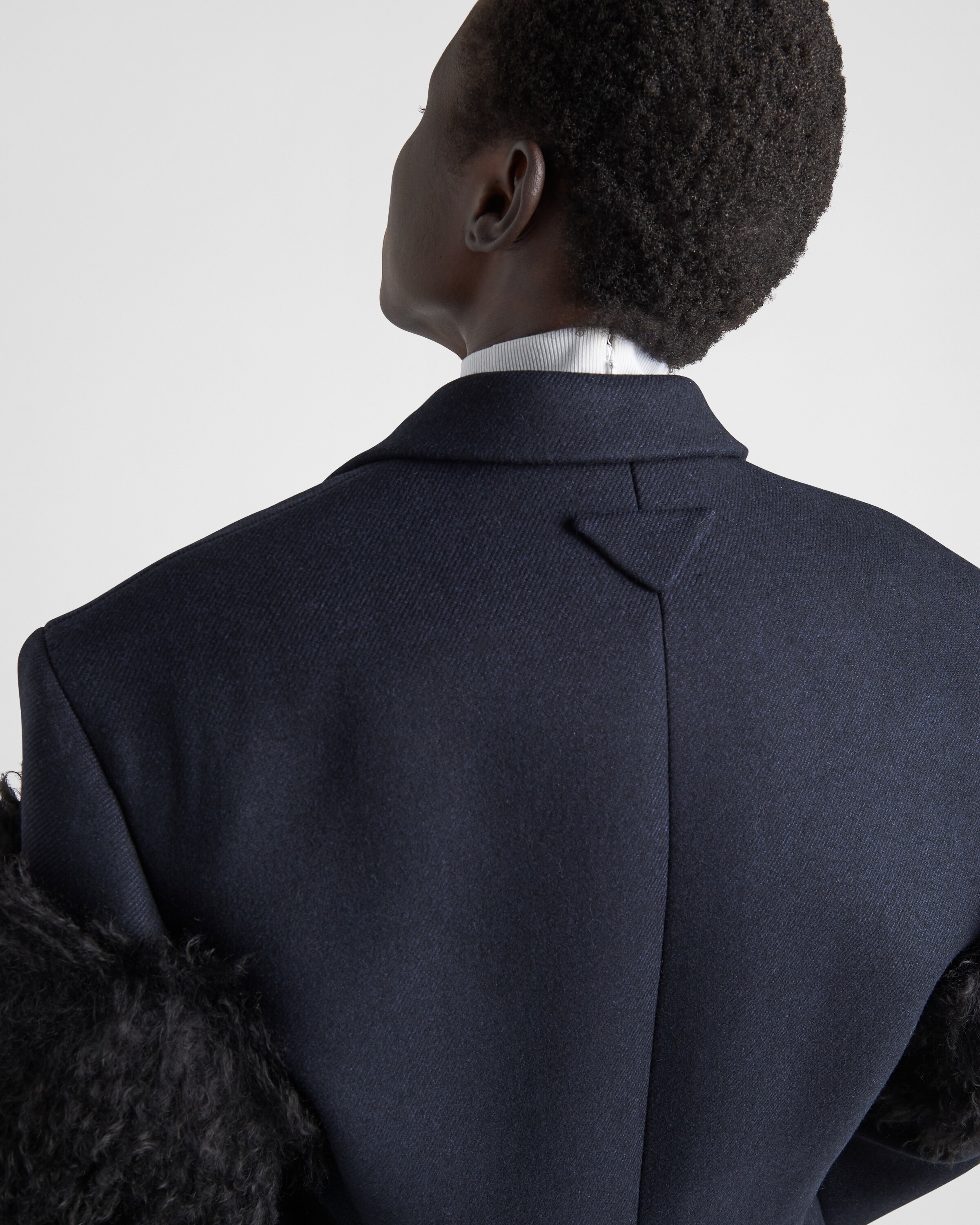 Double-breasted cloth and aspen coat - 4