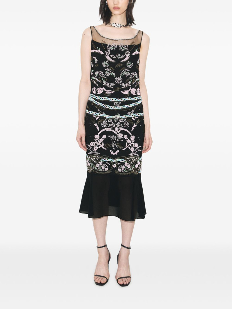 TORY BURCH embellished mesh dress outlook